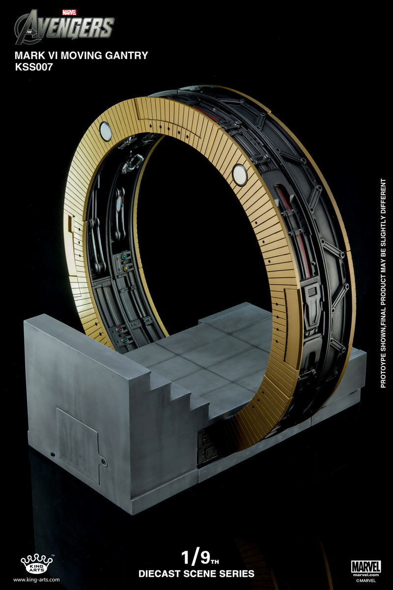 King Arts Scene Series Avengers: 1/9 Mark VI Moving Gantry image 2