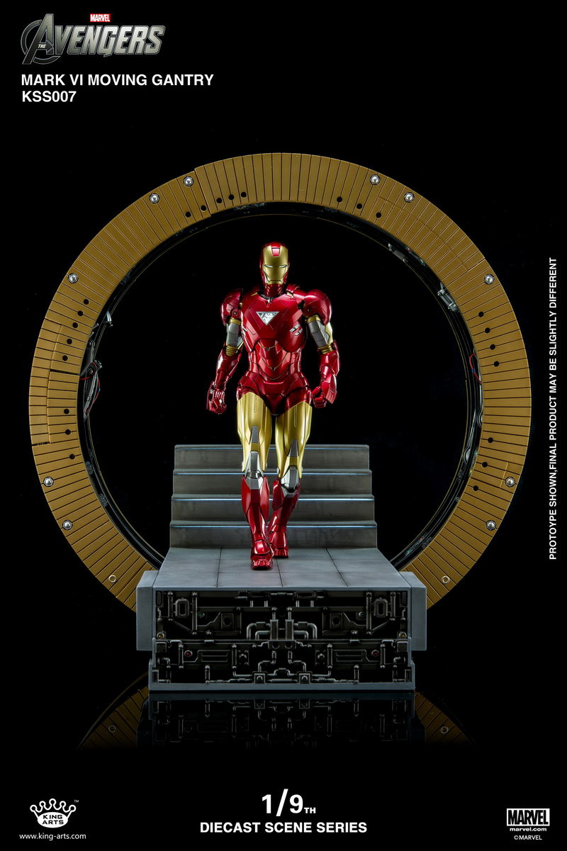 King Arts Scene Series Avengers: 1/9 Mark VI Moving Gantry image 3