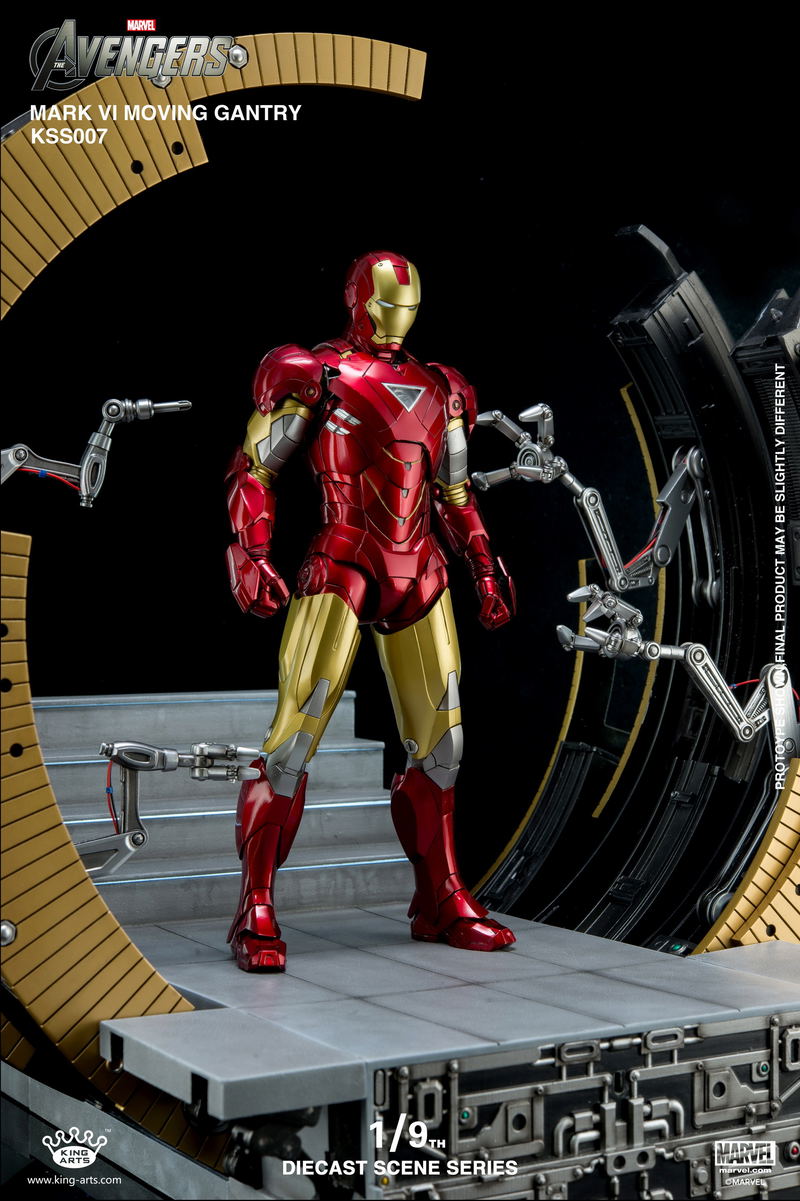 King Arts Scene Series Avengers: 1/9 Mark VI Moving Gantry image 5