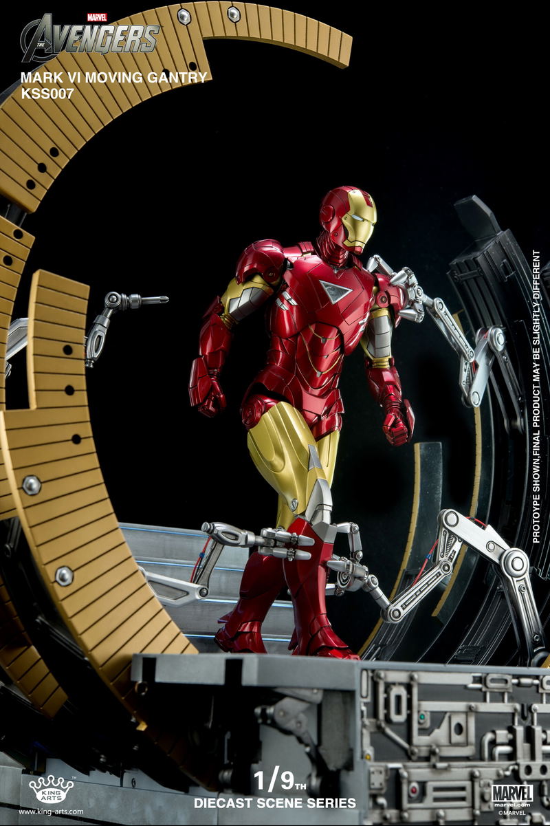 King Arts Scene Series Avengers: 1/9 Mark VI Moving Gantry image 6