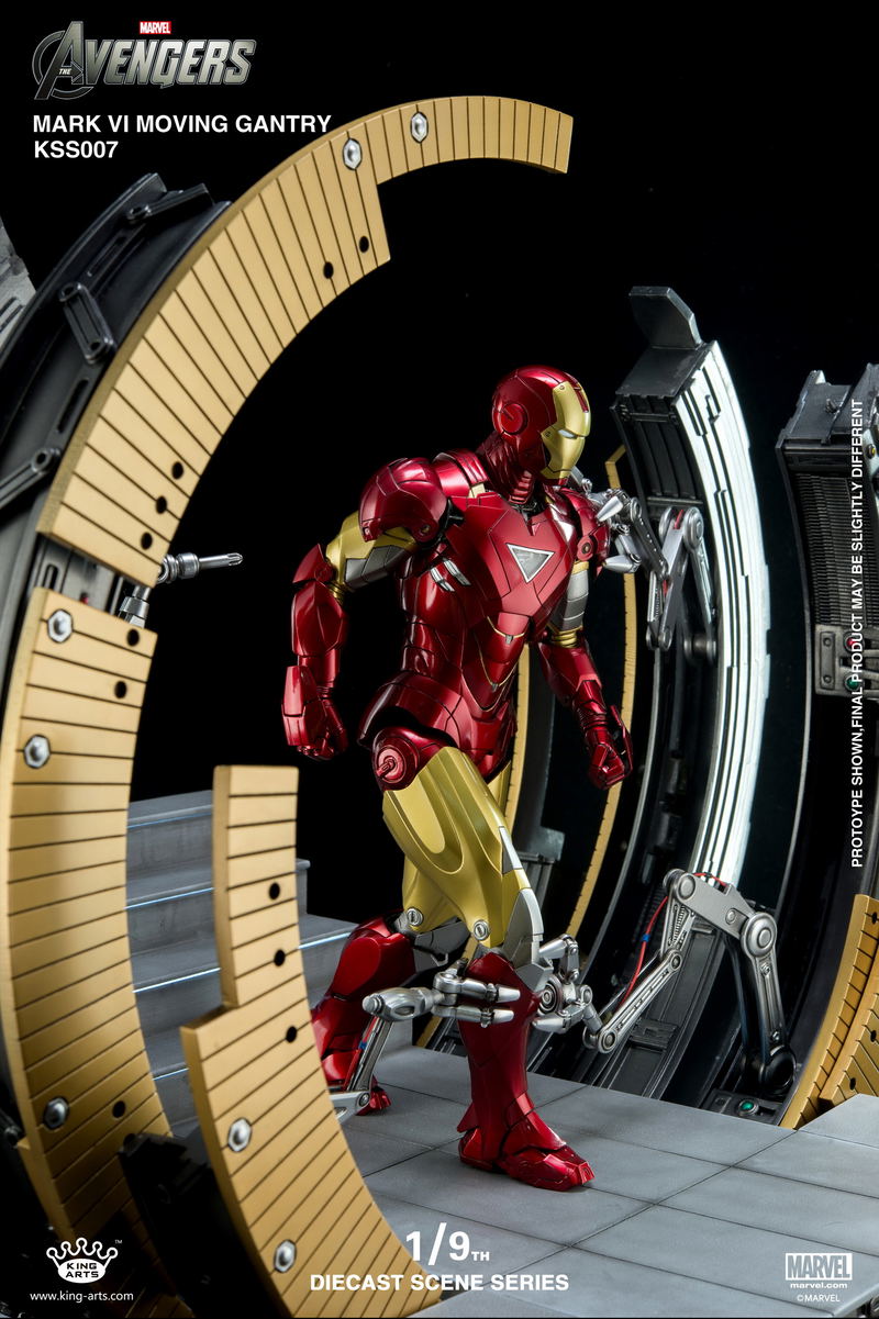 King Arts Scene Series Avengers: 1/9 Mark VI Moving Gantry image 7