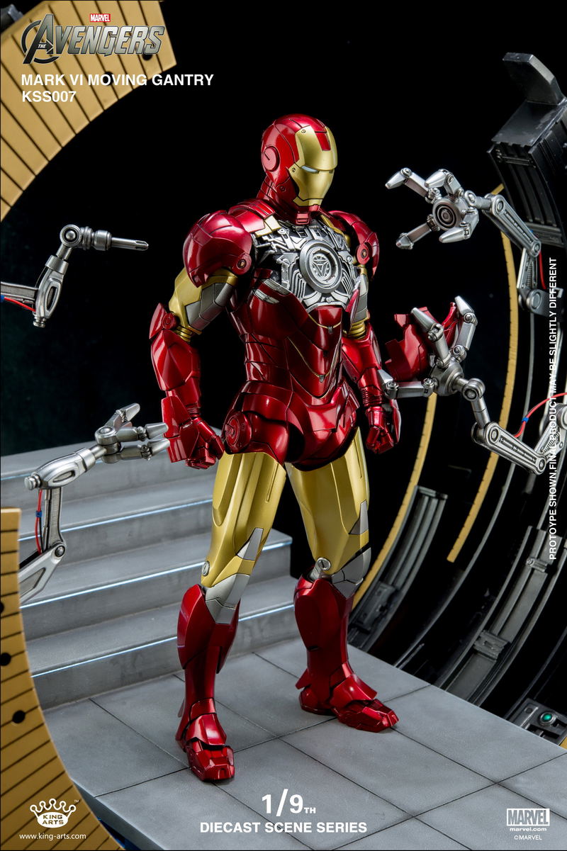 King Arts Scene Series Avengers: 1/9 Mark VI Moving Gantry image 8