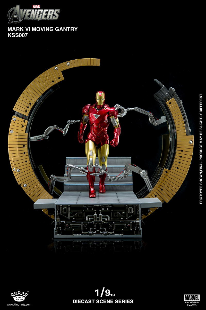 King Arts Scene Series Avengers: 1/9 Mark VI Moving Gantry image 9