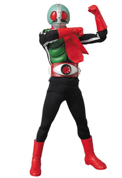 Real Action Heroes DX Kamen Rider 1/6 Scale Pre-Painted Figure: Kamen Rider New 2nd Ver.2.5 (Re-run) image 1