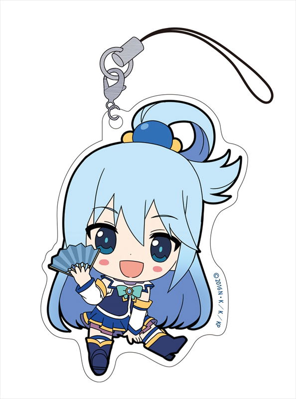 Kono Subarashii Sekai ni Shukufuku wo! Petanko Acrylic Strap: Aqua image 1