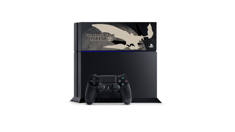 PlayStation 4 System 500GB HDD [Phantasy Star Online 2 Limited Edition] (Jet Black) image 1
