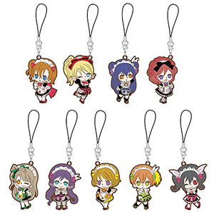 Love Live! Rubber Strap Mogyutto 'Love' de Sekkinchu! Ver. (Set of 9 pieces)_