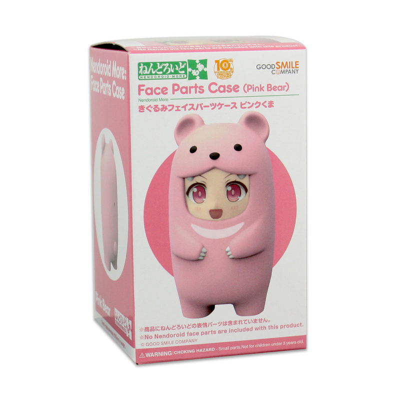 Nendoroid More: Face Parts Case (Pink Bear) image 5