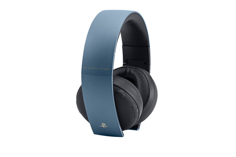 PlayStation Gold Wireless Headset Gray Blue (Uncharted Limited
