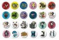 CAPCOM x B-SIDE LABEL Can Badge Collection (Set of 24 pieces) thumbnail 1