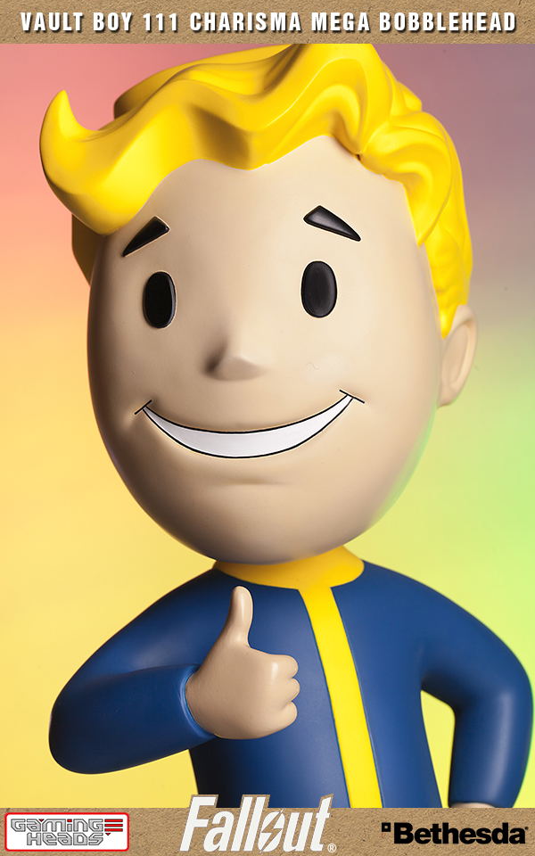Fallout 4 Polystone Resin: Vault Boy 111 Charisma Mega Bobblehead image 13