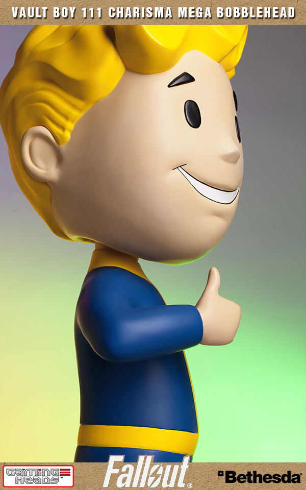 Fallout 4 Polystone Resin: Vault Boy 111 Charisma Mega Bobblehead image 15