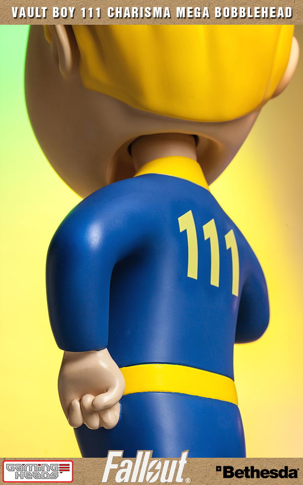 Fallout 4 Polystone Resin: Vault Boy 111 Charisma Mega Bobblehead image 17