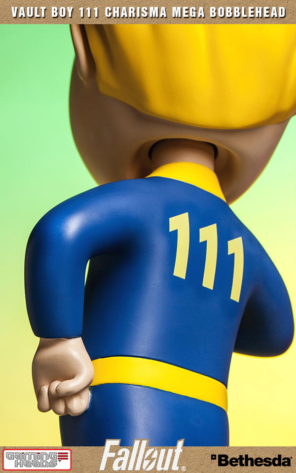 Fallout 4 Polystone Resin: Vault Boy 111 Charisma Mega Bobblehead image 18