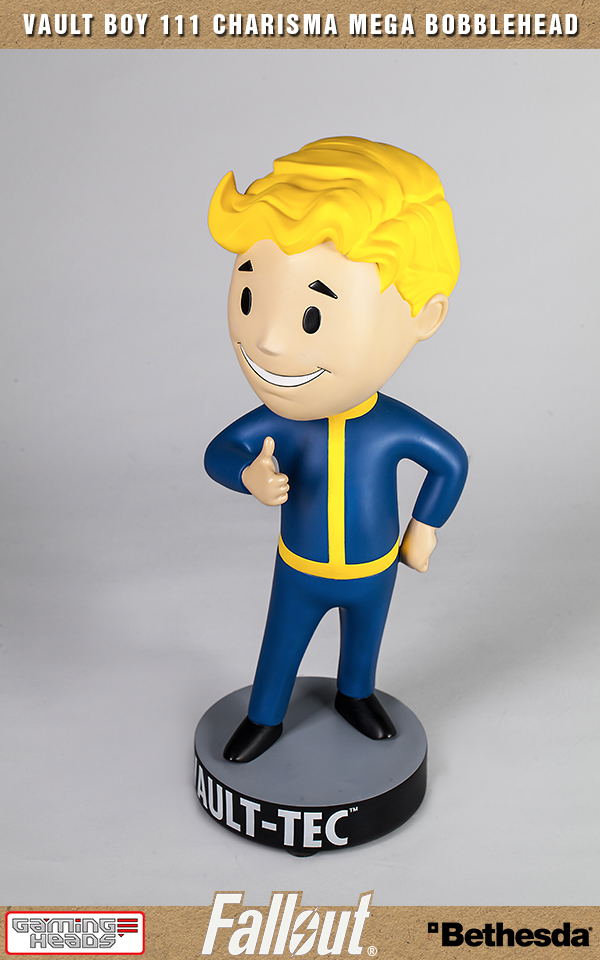 Fallout 4 Polystone Resin: Vault Boy 111 Charisma Mega Bobblehead image 25