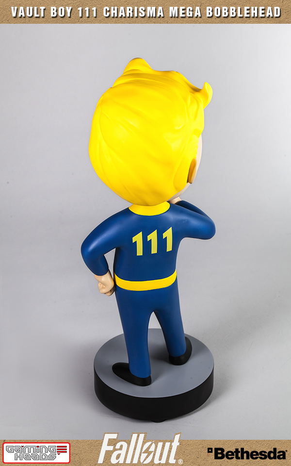 Fallout 4 Polystone Resin: Vault Boy 111 Charisma Mega Bobblehead image 26