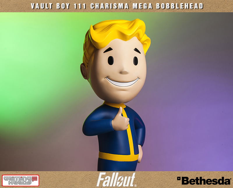 Fallout 4 Polystone Resin: Vault Boy 111 Charisma Mega Bobblehead image 29
