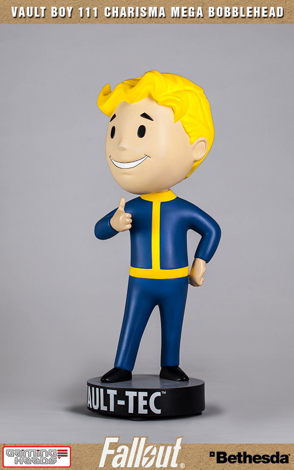 Fallout 4 Polystone Resin: Vault Boy 111 Charisma Mega Bobblehead image 5