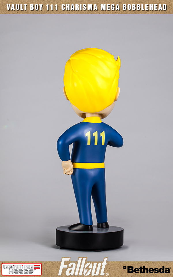 N*I様 フォールアウト4 Vault Boy 111 Mega Bobbleh Fallout 4 Polystone Resin: Vault Boy 111 Charisma Mega Bobblehead
