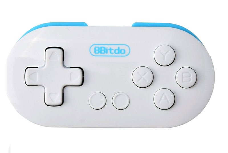 8Bitdo Zero Bluetooth GamePad (White x Blue) image 1