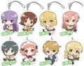 Sansha Sanyou Petanko Trading Acrylic Strap (Set of 8 pieces) thumbnail 1