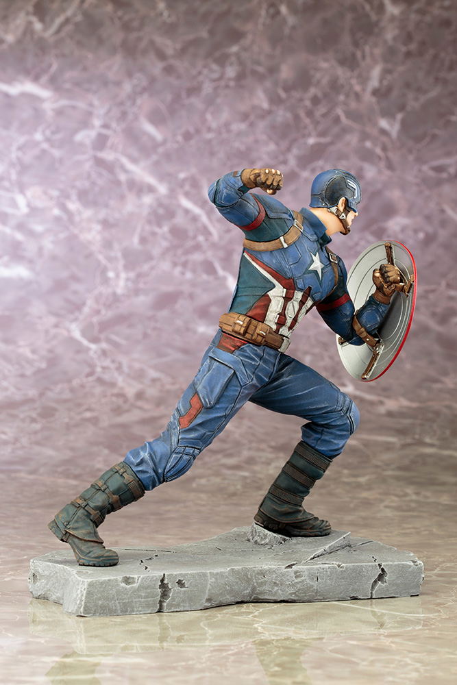ARTFX+ Captain America Civil War 1/10 Scale Pre-Painted Figure: Captain America Civil War image 6