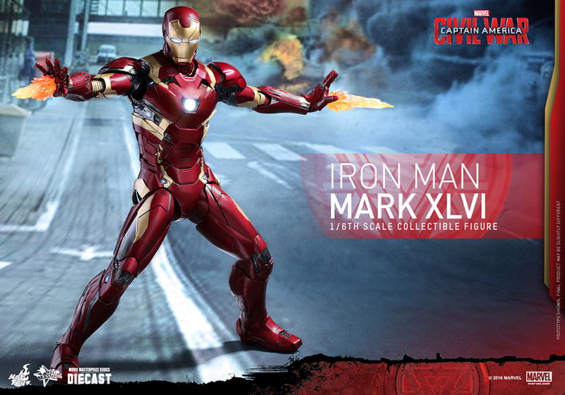 Captain America Civil War 1/6 Scale Collectible Figure: Iron Man Mark XLVI image 11