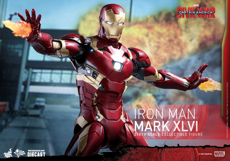 Captain America Civil War 1/6 Scale Collectible Figure: Iron Man Mark XLVI image 12