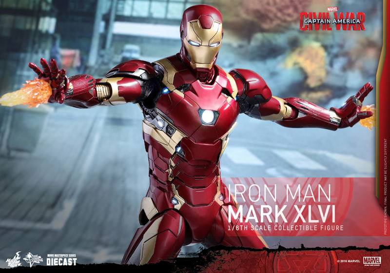 Captain America Civil War 1/6 Scale Collectible Figure: Iron Man Mark XLVI image 13