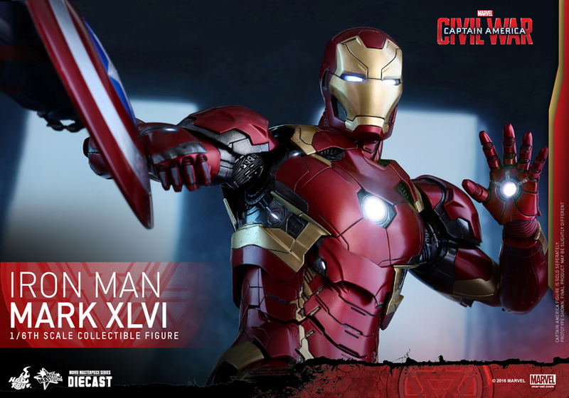 Captain America Civil War 1/6 Scale Collectible Figure: Iron Man Mark XLVI image 14