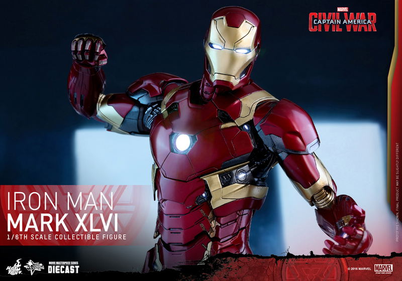 Captain America Civil War 1/6 Scale Collectible Figure: Iron Man Mark XLVI image 15