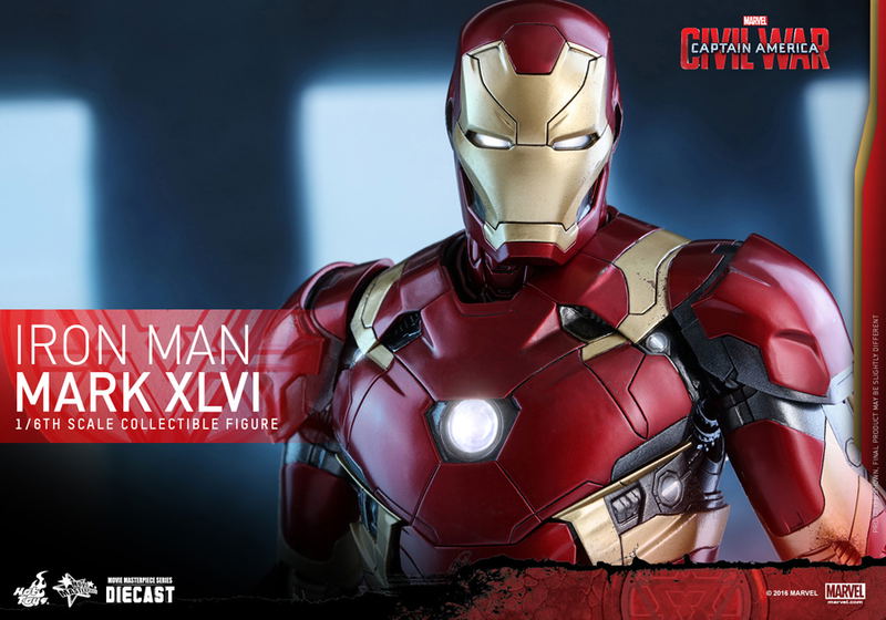 Captain America Civil War 1/6 Scale Collectible Figure: Iron Man Mark XLVI image 19