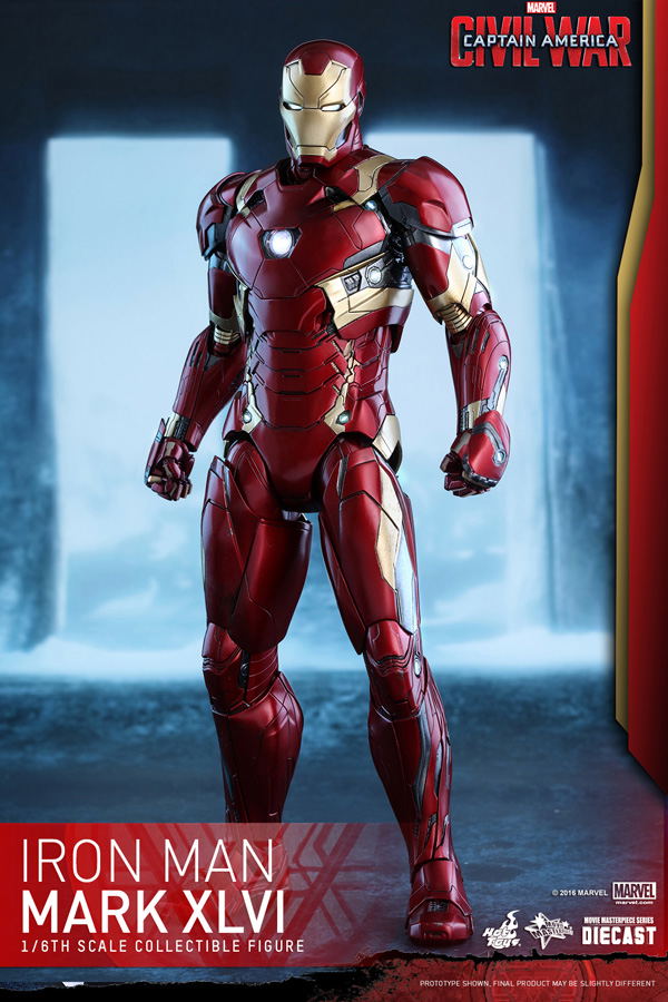 Captain America Civil War 1/6 Scale Collectible Figure: Iron Man Mark XLVI image 3