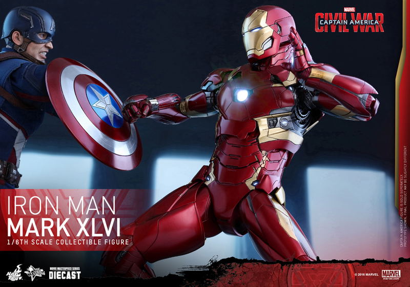 Captain America Civil War 1/6 Scale Collectible Figure: Iron Man Mark XLVI image 7