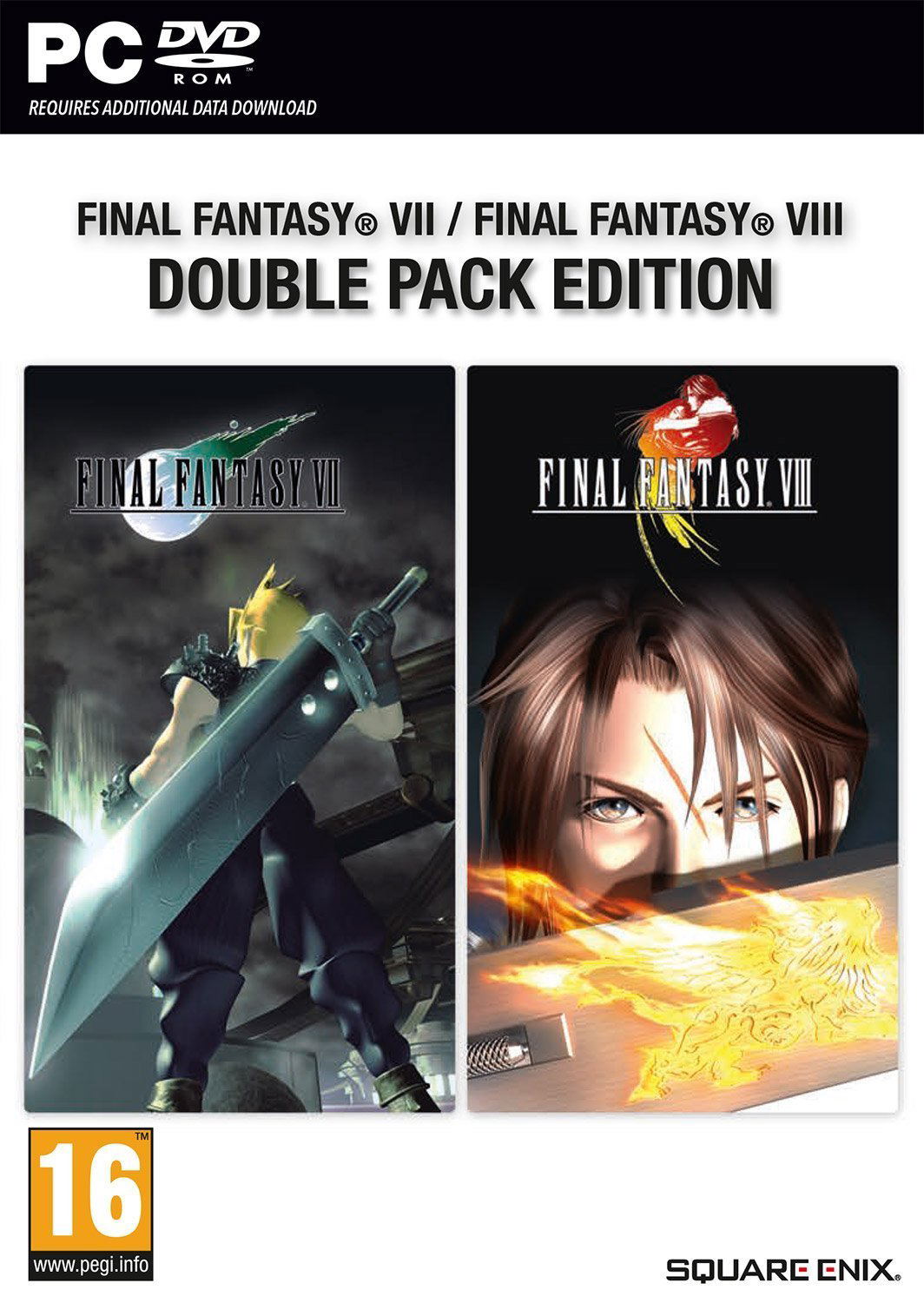 Final Fantasy VII / Final Fantasy VIII Double Pack Edition (DVD-ROM ...