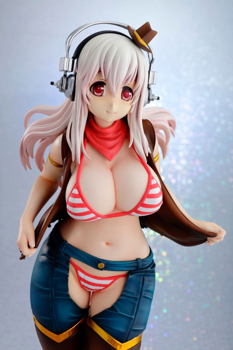 Nitro Super Sonic 1/7 Scale Pre-Painted Figure: Super Sonico Cowgirl image 5