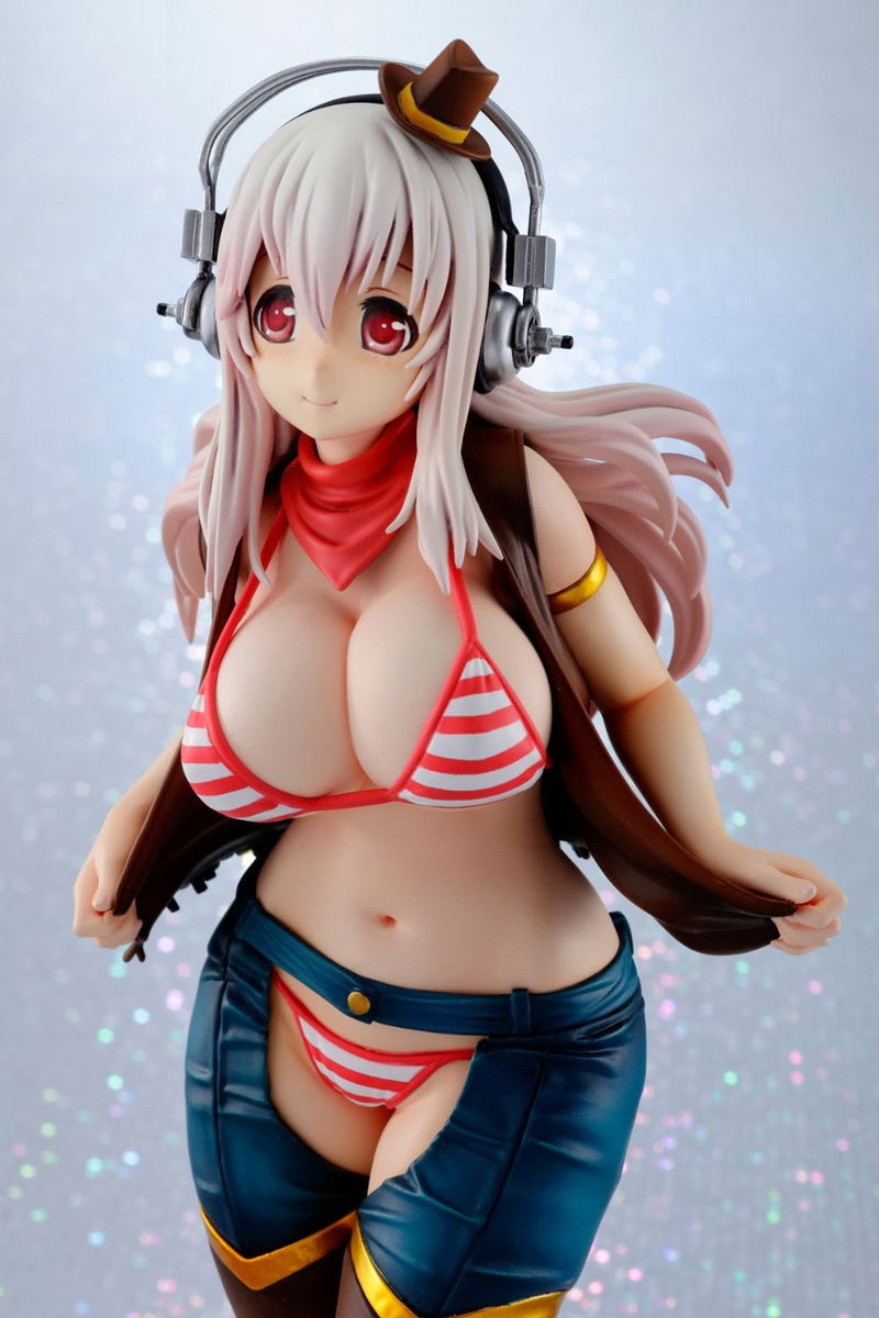 Nitro Super Sonic 1/7 Scale Pre-Painted Figure: Super Sonico Cowgirl image 6