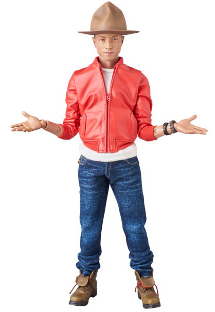 Real Action Heroes No. 755 1/6 Scale Action Figure: Pharrell Williams image 2