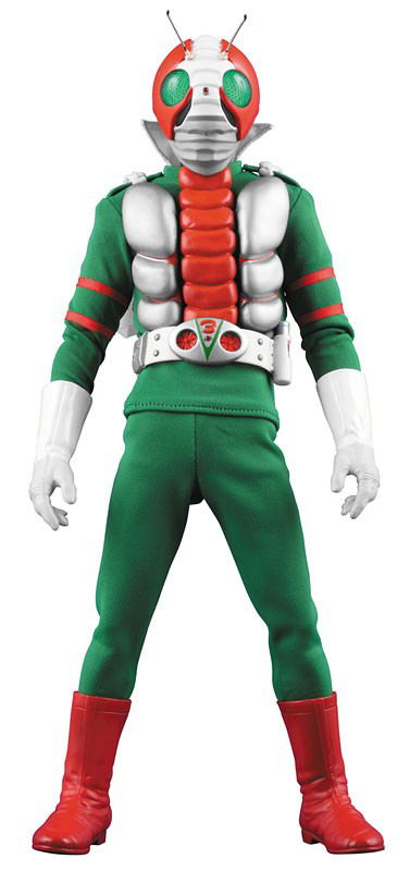 Real Action Heroes No. 756 Kamen Rider V3 1/6 Scale Action Figure: Kamen Rider V3 Renewal Ver. (Re-run) image 2