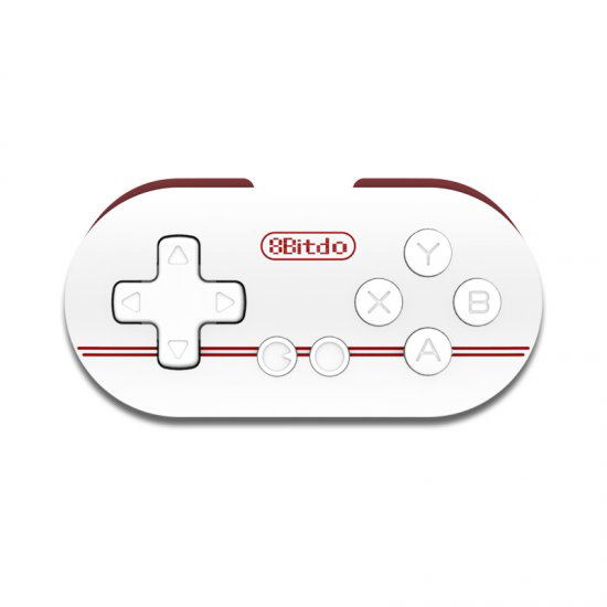 8Bitdo Zero Bluetooth GamePad (White x Red) image 1