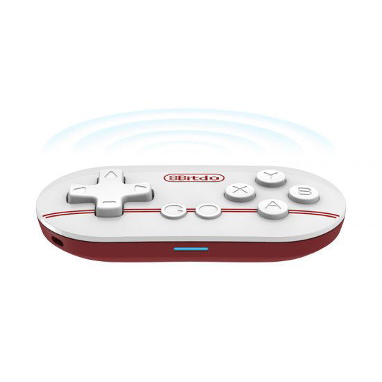 8Bitdo Zero Bluetooth GamePad (White x Red) image 2