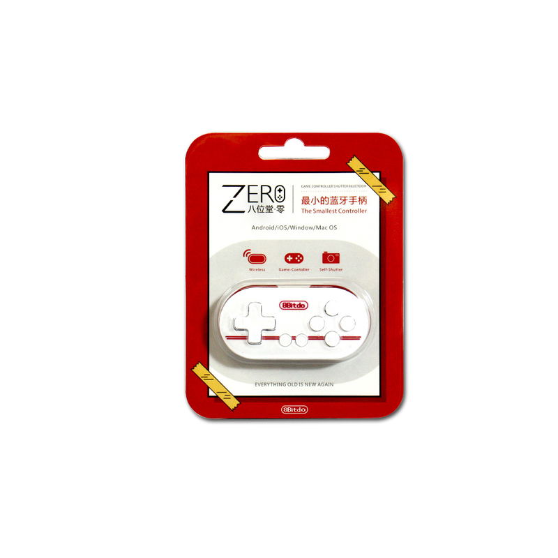 8Bitdo Zero Bluetooth GamePad (White x Red) image 3