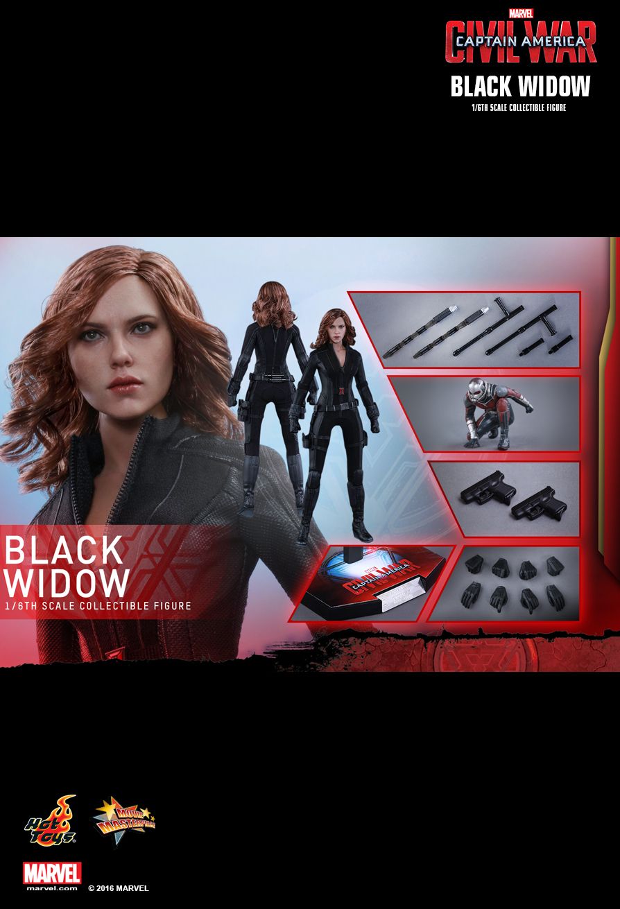 Captain America Civil War 1/6 Scale Collectible Figure: Black Widow