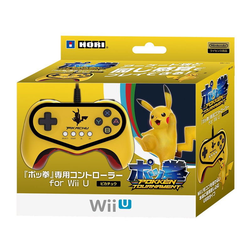 Pokken Tournament Controller for Wii U (Pikachu) image 1