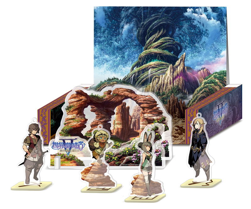 Sekaiju no Meikyuu V Nagaki Shinwa no Hate Display Stand for 3DS image 2