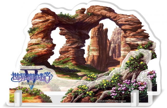 Sekaiju no Meikyuu V Nagaki Shinwa no Hate Display Stand for 3DS image 4
