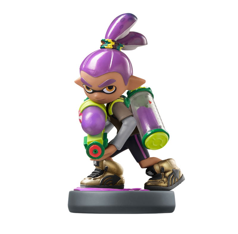 amiibo Splatoon Series Figure (Boy Purple) image 2