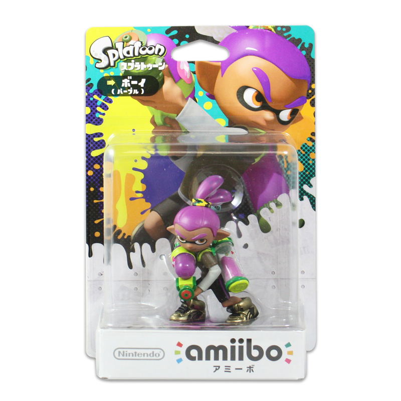 amiibo Splatoon Series Figure (Boy Purple) image 3