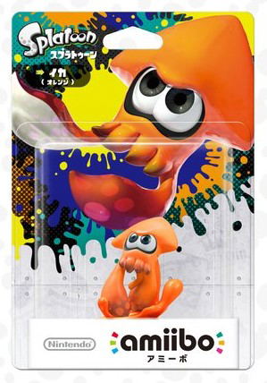 amiibo Splatoon Series Figure (Ika Orange) image 1