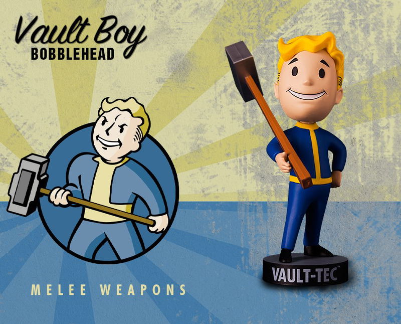Fallout 4 Vault Boy 111 Bobbleheads Series One: Melee Weapons image 1